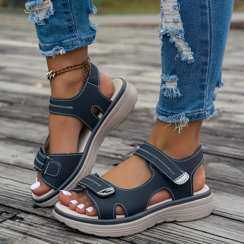 AIRO EASE ™ | Ortopediska kilklackssandaler – Stabilitet och komfort för dina fötter med premiumdesign