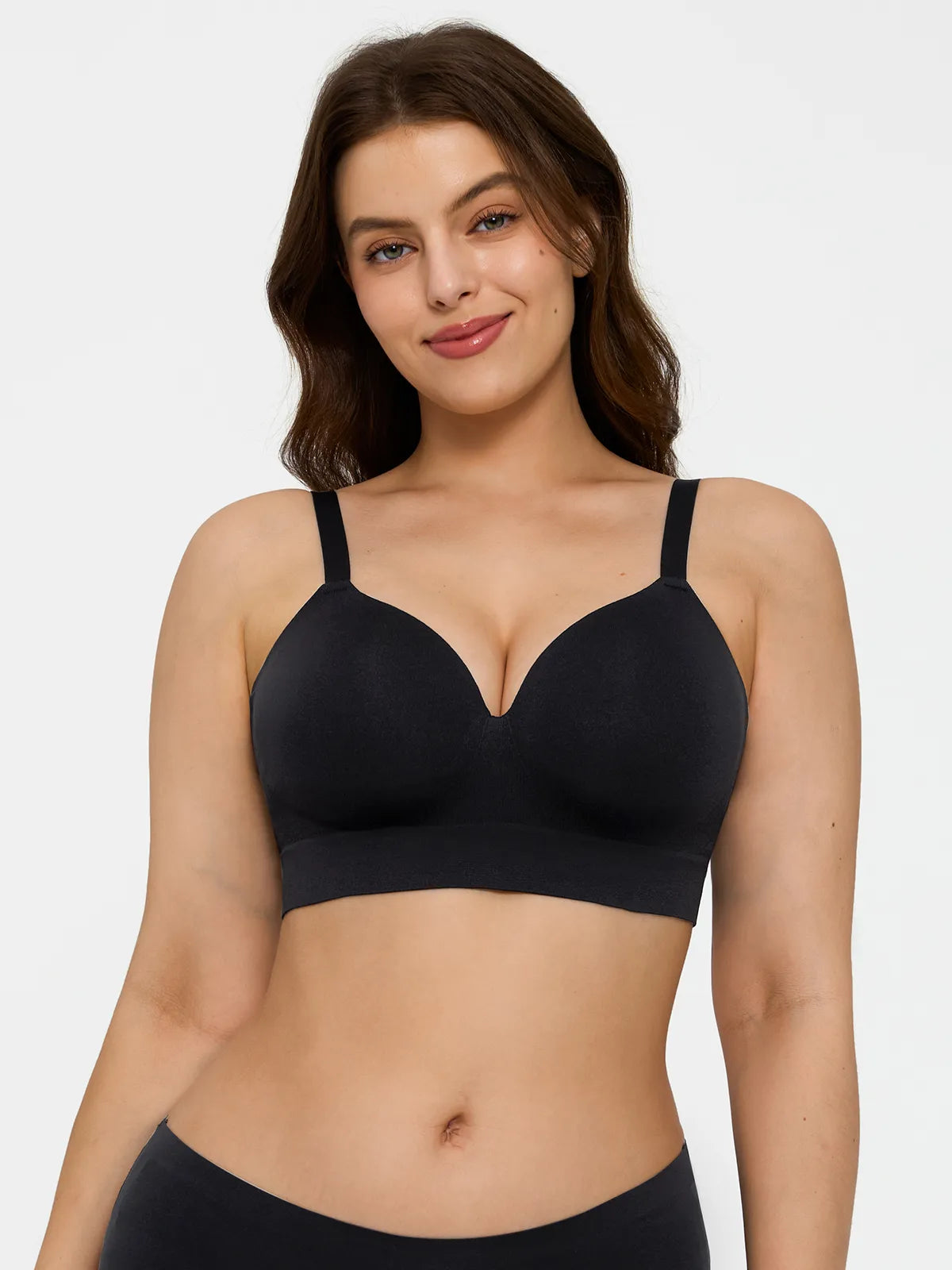 Elsa™ | trådlös sömlös push-up-bh med V-ringning