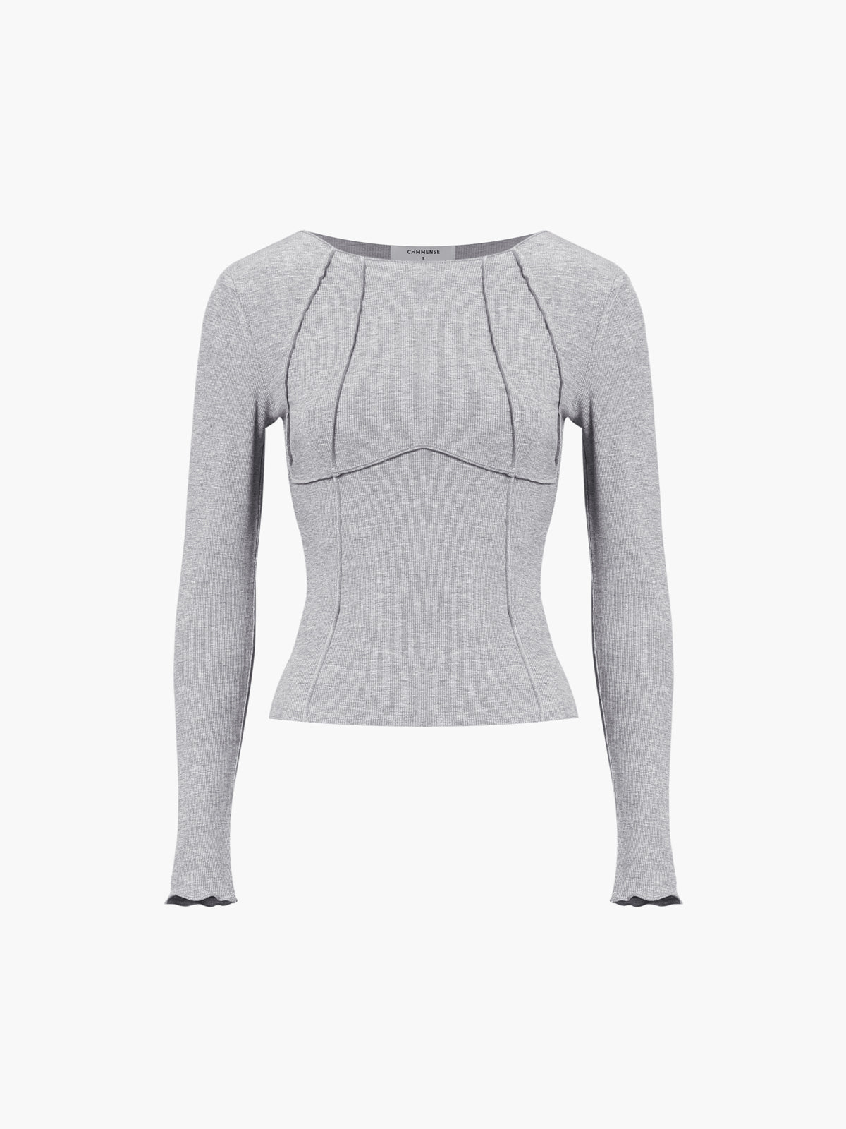 Alice™ | Casual långärmad topp med passpoal