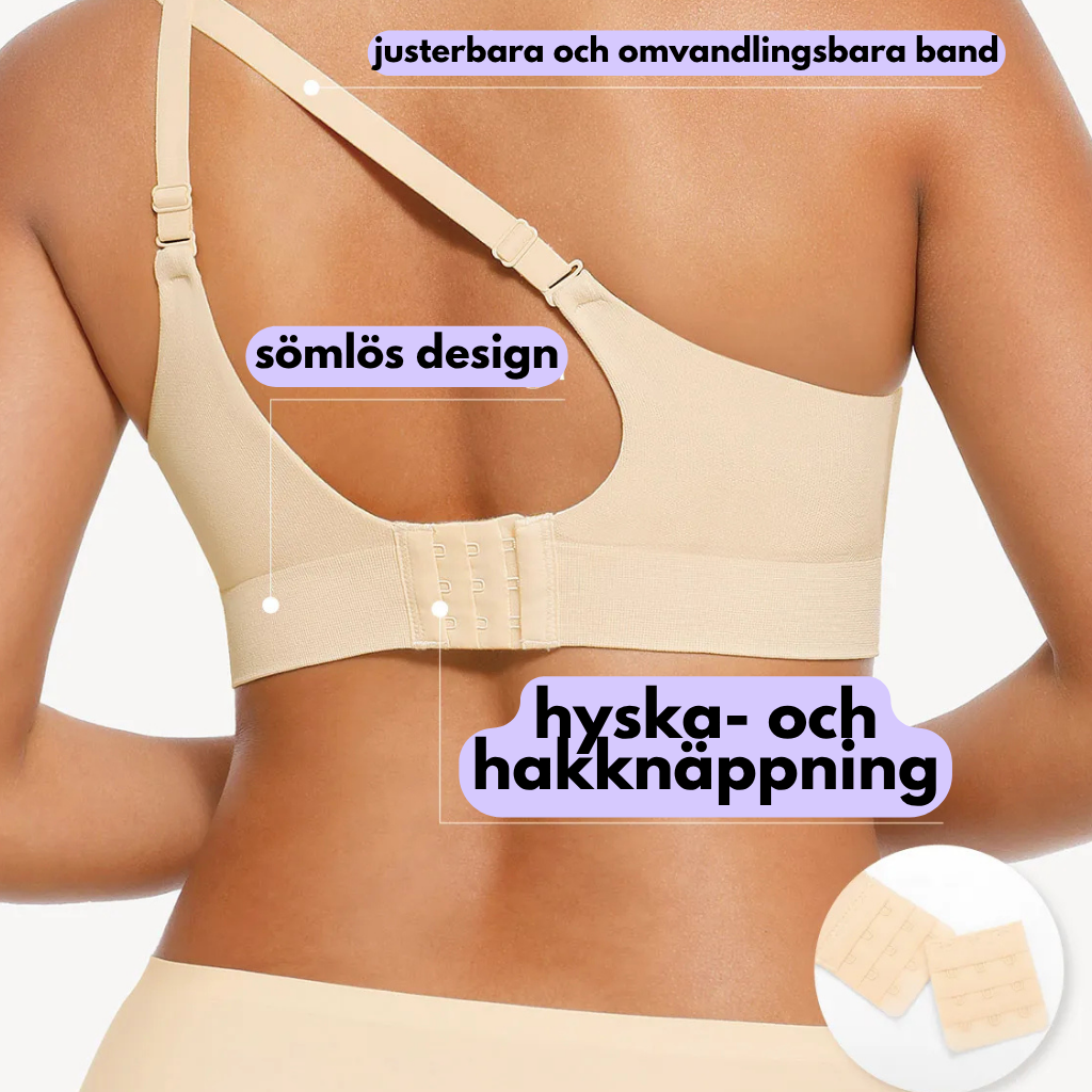 Elsa™ | trådlös sömlös push-up-bh med V-ringning