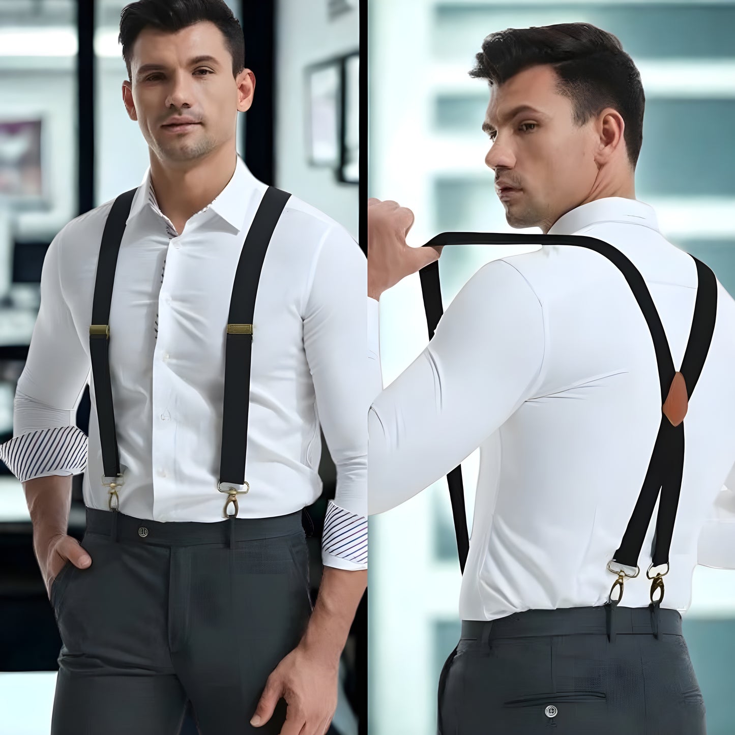 Axel™ | Universella hängslen i X-form – extra elastiska