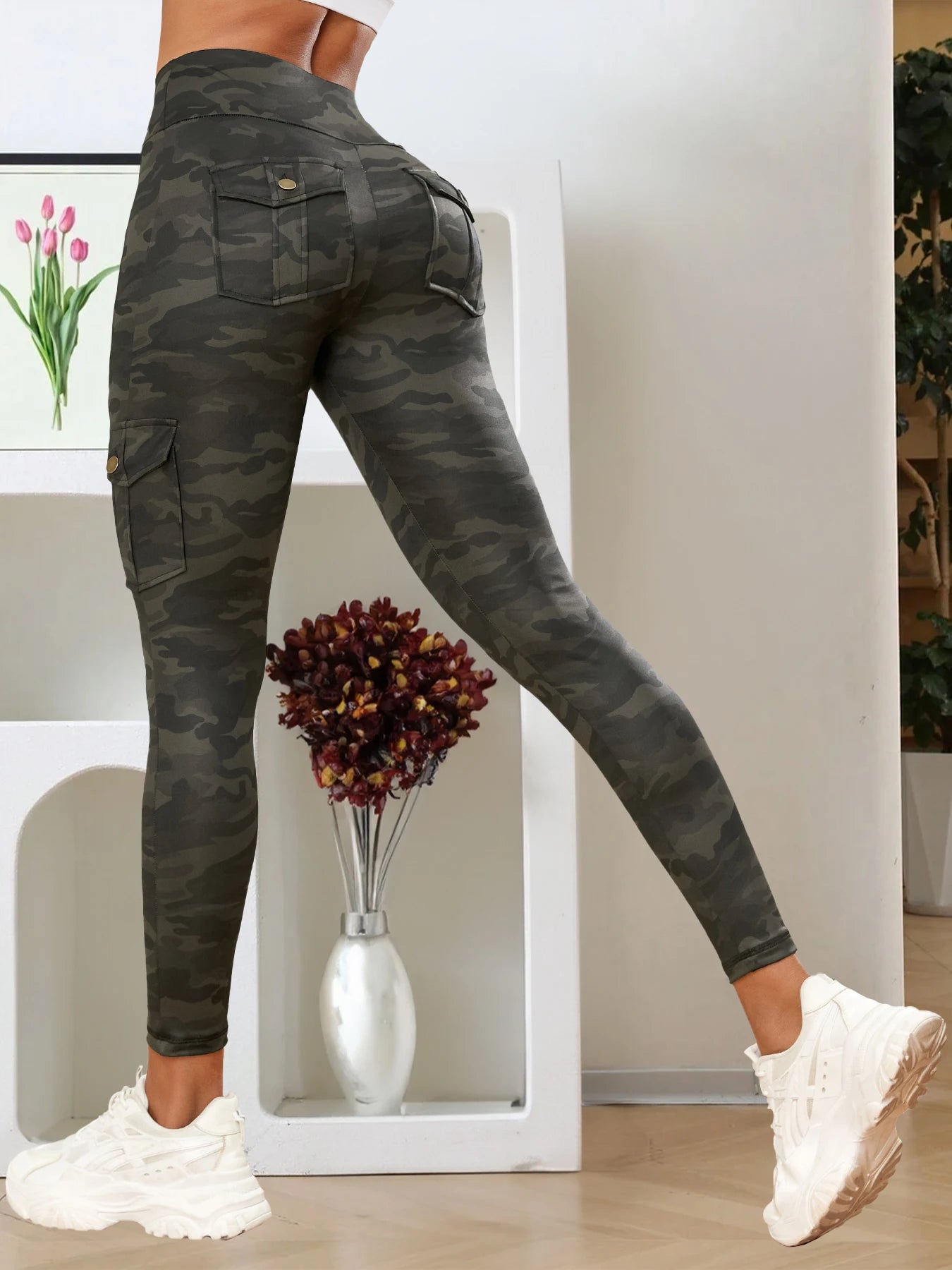 Nova™ | Figurformande träningsleggings med fickor