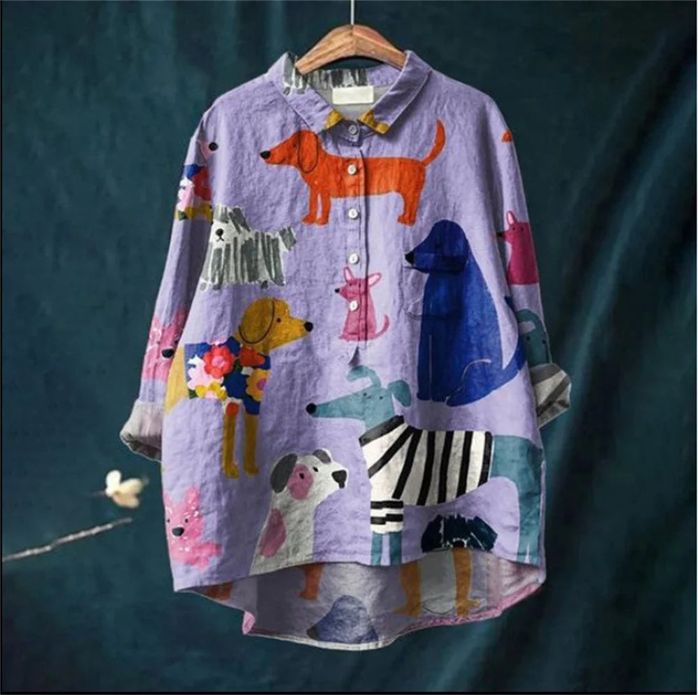 Singrid ™ | Modern blus med olika mönster