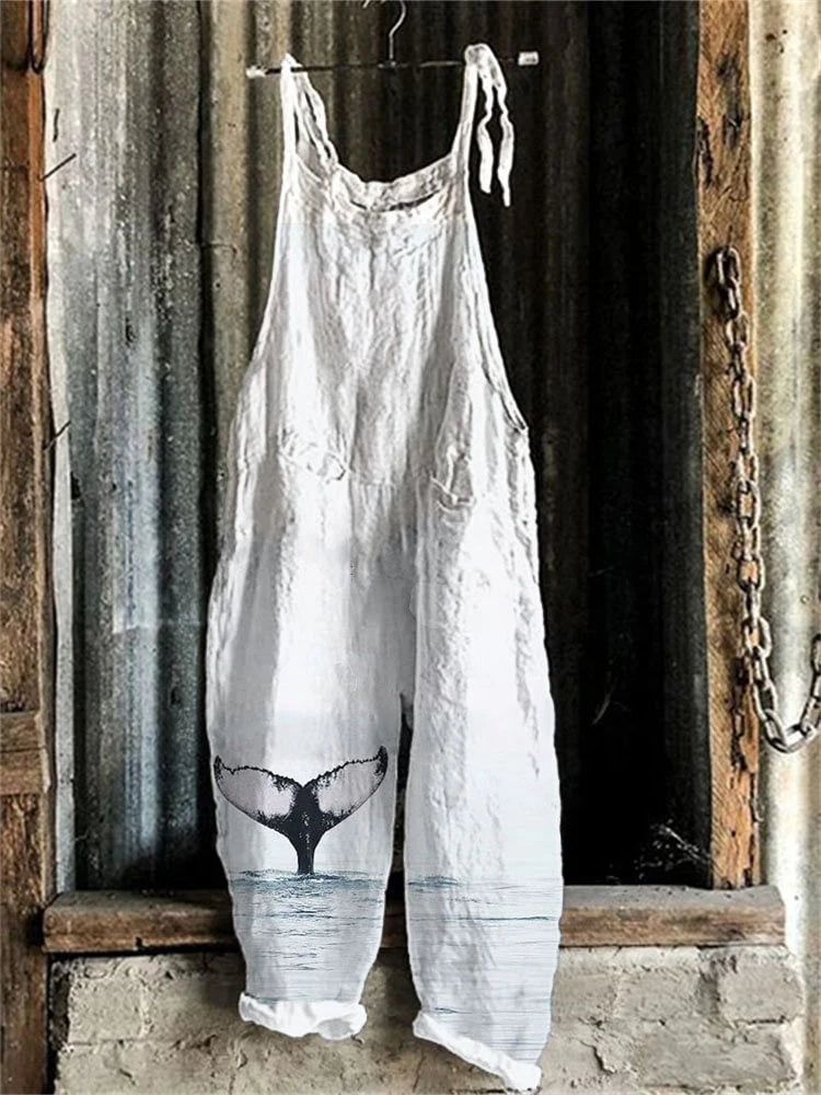 Sora™ | Retro Japansk-stil Jumpsuit med Vida Ben