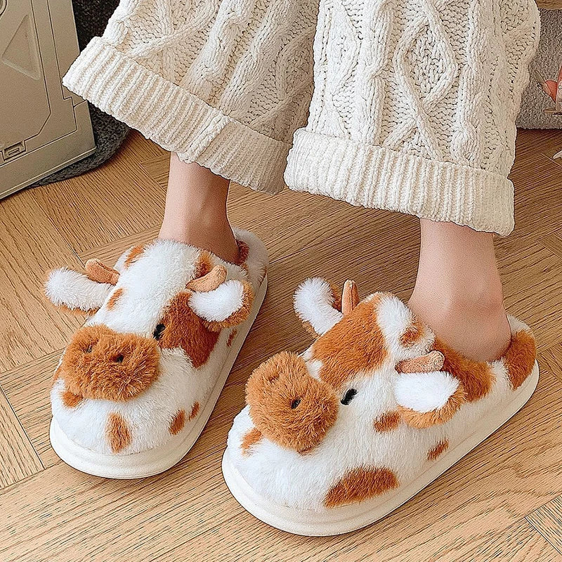 MooMoo™ | Varma, lurviga koslippers