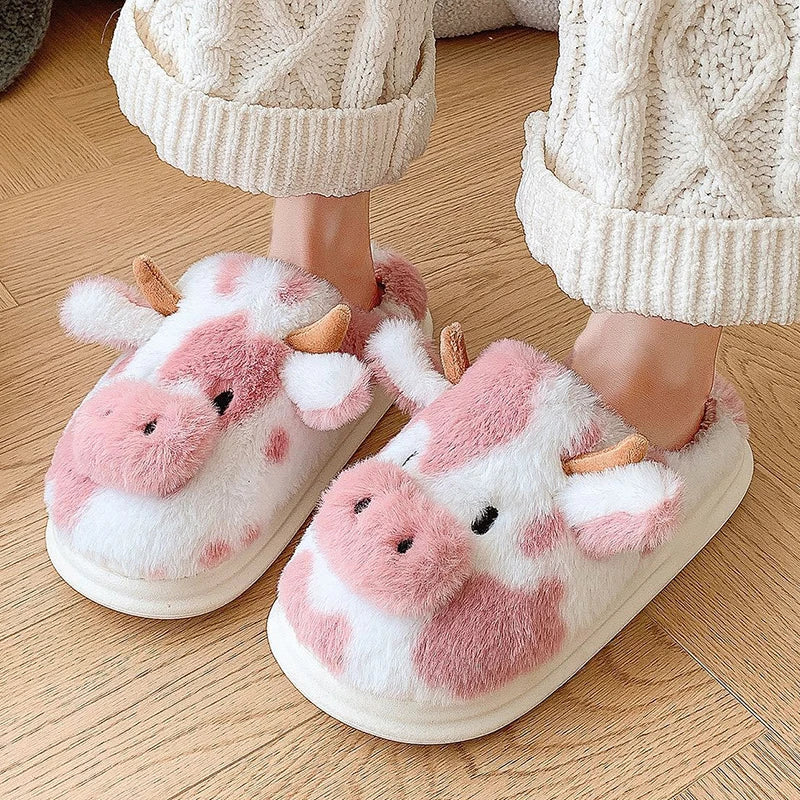MooMoo™ | Varma, lurviga koslippers
