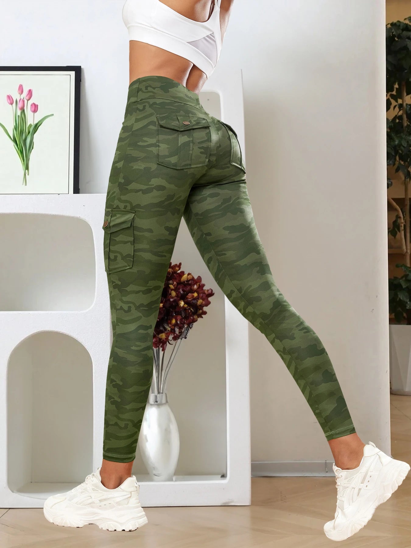 Nova™ | Figurformande träningsleggings med fickor