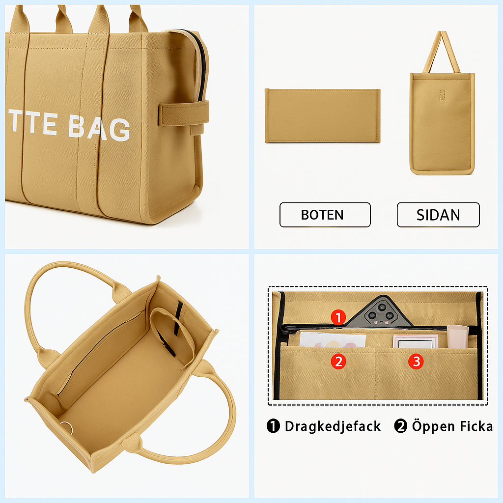 Totebag™ | Trendig Axelväska Large Edition – 2025-kollektionen