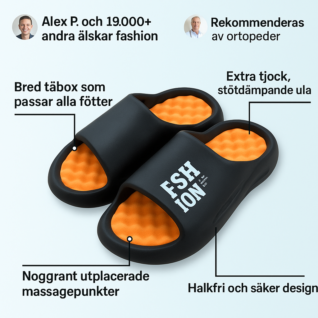 Fashion™ Flipflops – Mjuka som moln, stiliga som du