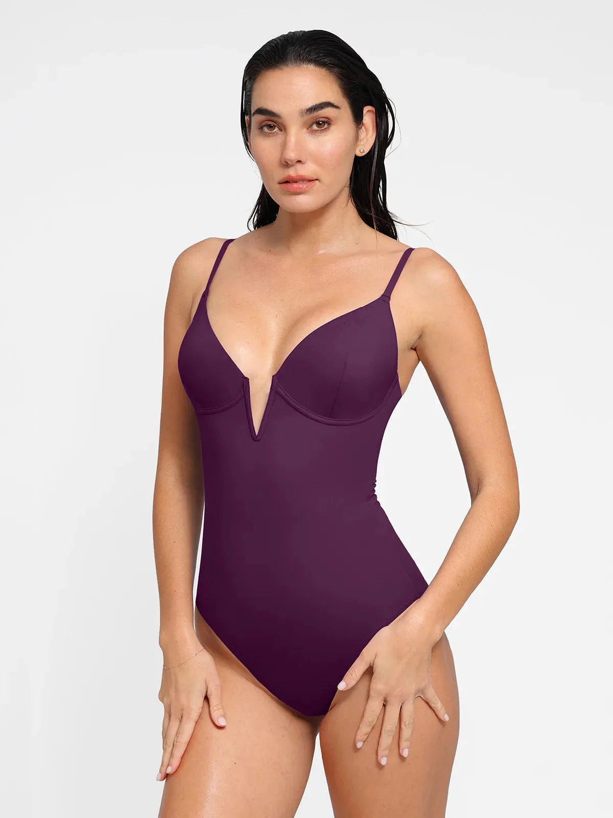 Elsa™ | Shapewear V-ringad Slimmande Baddräkt