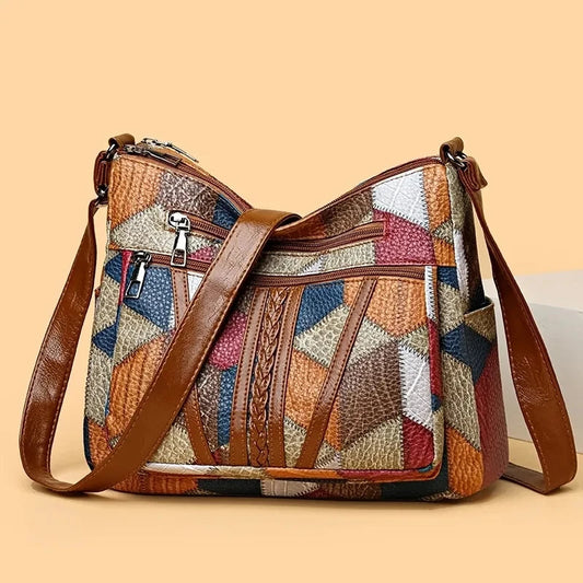 Lilly™ | Trendig Mosaikhandväska
