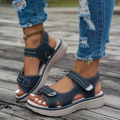 AIRO EASE ™ | Ortopediska kilklackssandaler – Stabilitet och komfort för dina fötter med premiumdesign