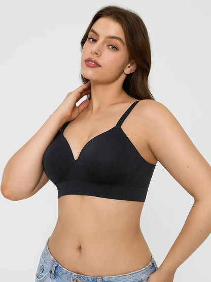Elsa™ | trådlös sömlös push-up-bh med V-ringning