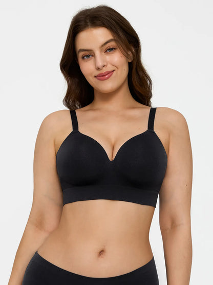Elsa™ | trådlös sömlös push-up-bh med V-ringning