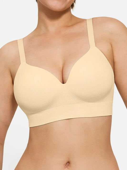 Elsa™ | trådlös sömlös push-up-bh med V-ringning