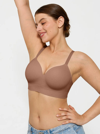 Elsa™ | trådlös sömlös push-up-bh med V-ringning