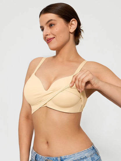 Elsa™ | trådlös sömlös push-up-bh med V-ringning