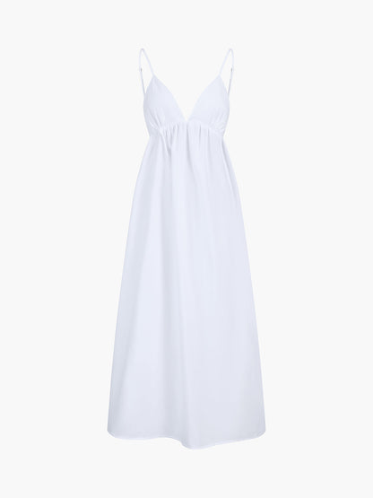 Lova™ | Elegant Kustklänning med Öppen Rygg