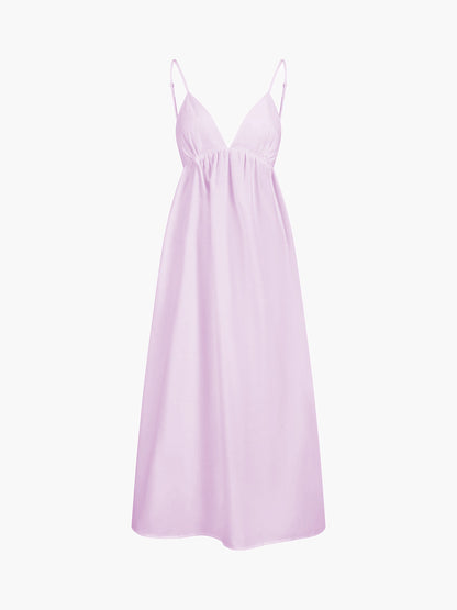 Lova™ | Elegant Kustklänning med Öppen Rygg