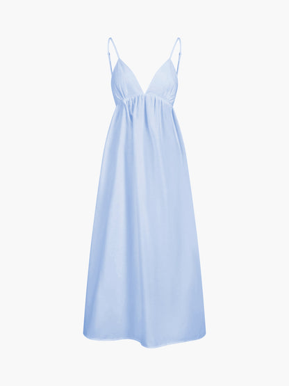 Lova™ | Elegant Kustklänning med Öppen Rygg