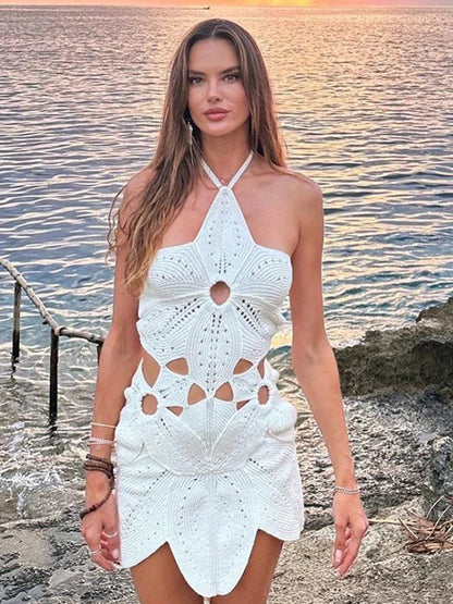 Leona™ | Stickad Sommarklänning