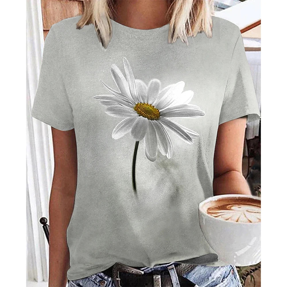 Elinora™ | Casual skjorta med blommönster.