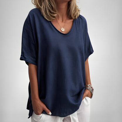 Astrid™ | Trendig Löst Sittande T-shirt