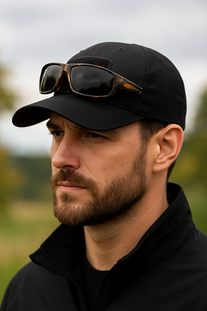 Falk ™ | Kamouflagekeps med glasögon